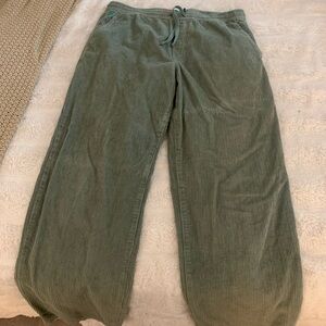 Empyre Olive Corduroy Pants for Men